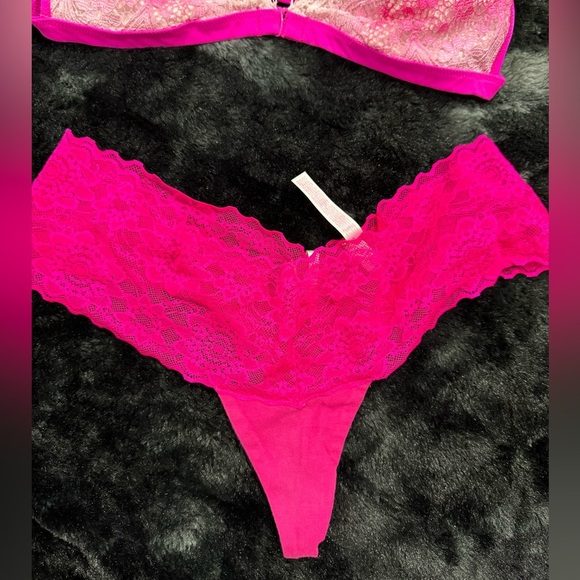 Victorias Secret Pink ombré Bralette Set - Picture 7 of 8